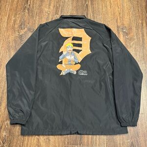 Primitive Skateboarding x Naruto Shippuden Windbreaker Skater Jacket Sz.M